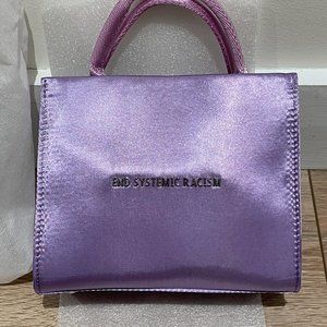 Brandon Blackwood ESR Tote | Soft Purple Satin